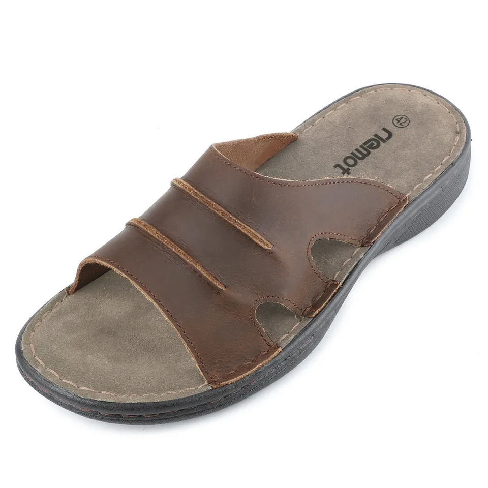 riemot-herren-leder-sandalen-mit-fu-bett image 1