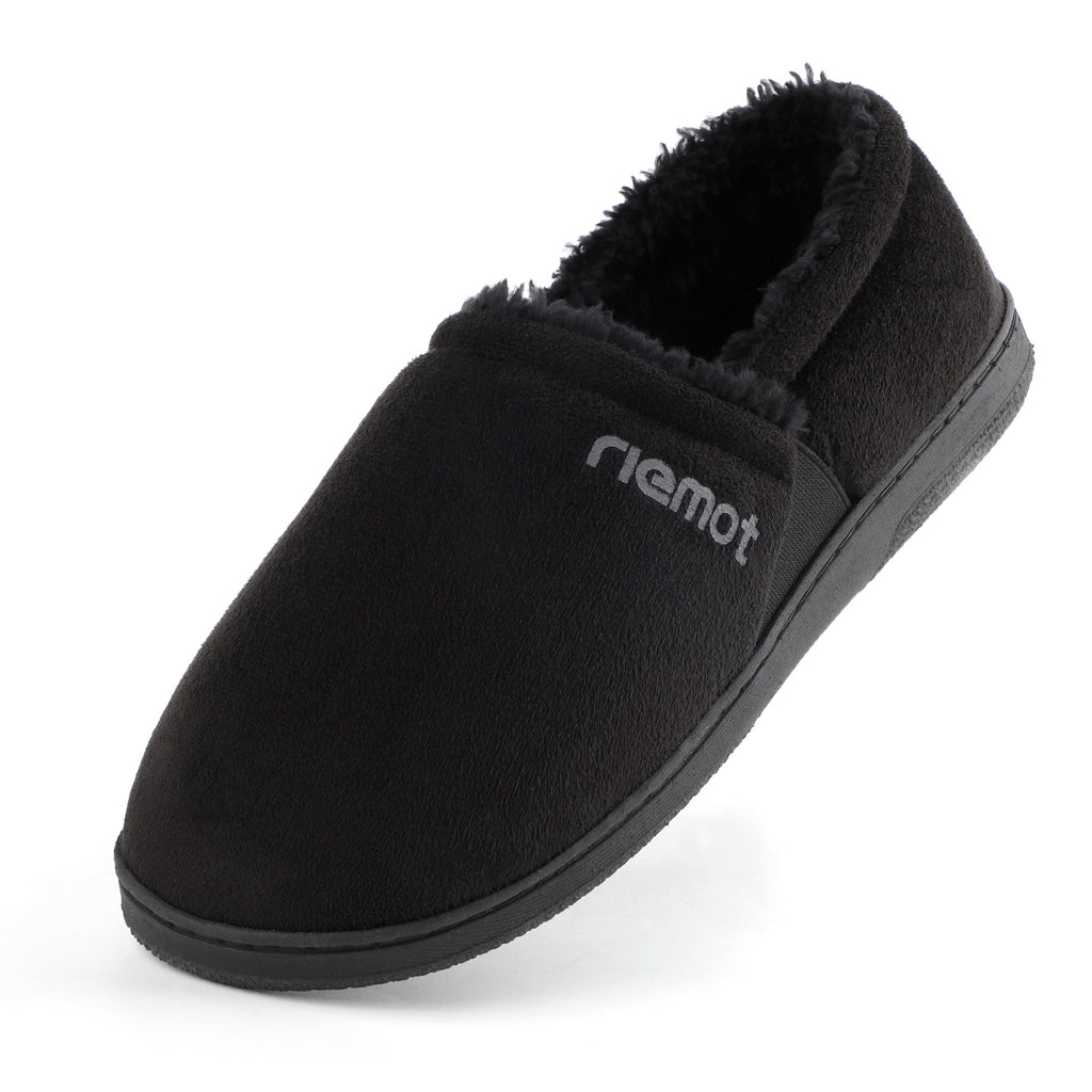 riemot-moccasin-hausschuhe-microsuede-slipper-mit-memory-foam-unisex image 1