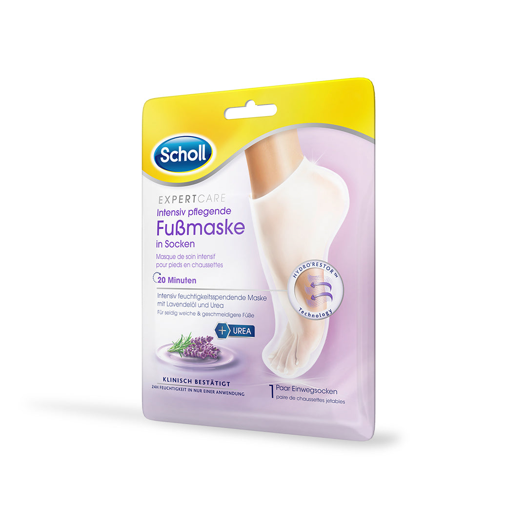 dr-scholl-s-expertcare-intensiv-pflegende-fu-maske-in-socken-mit-lavendel-l image 2