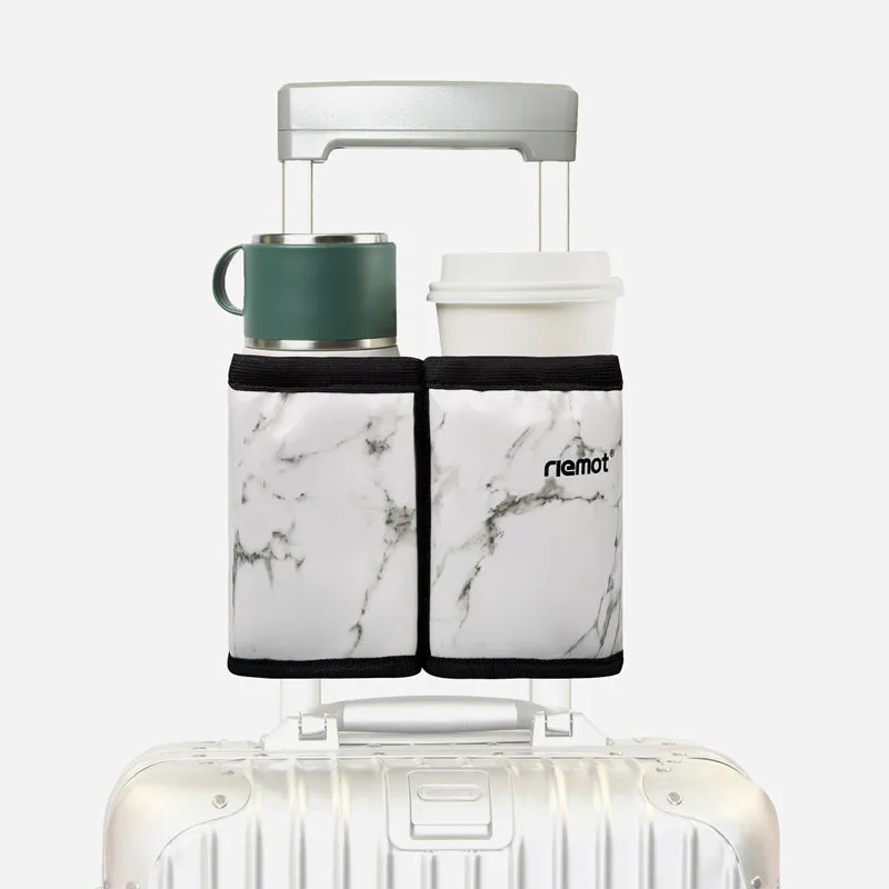 riemot-gep-ck-getr-nkehalter-leder-marmor-reise-cup-holder image 1