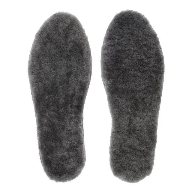 riemot-damen-einlegesohlen-echte-lammfell-warme-winter-wollsohlen-grau image 1