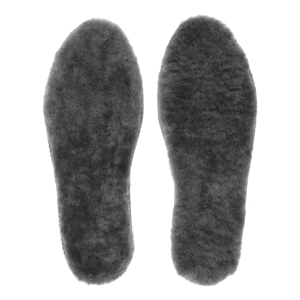 riemot-damen-einlegesohlen-echte-lammfell-warme-winter-wollsohlen-grau image 1
