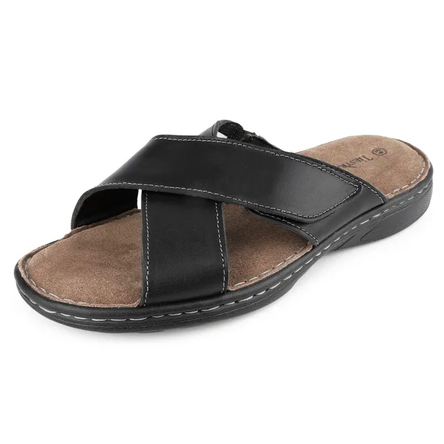 riemot-herren-napa-leder-slides-memory-foam-pantoletten image 1