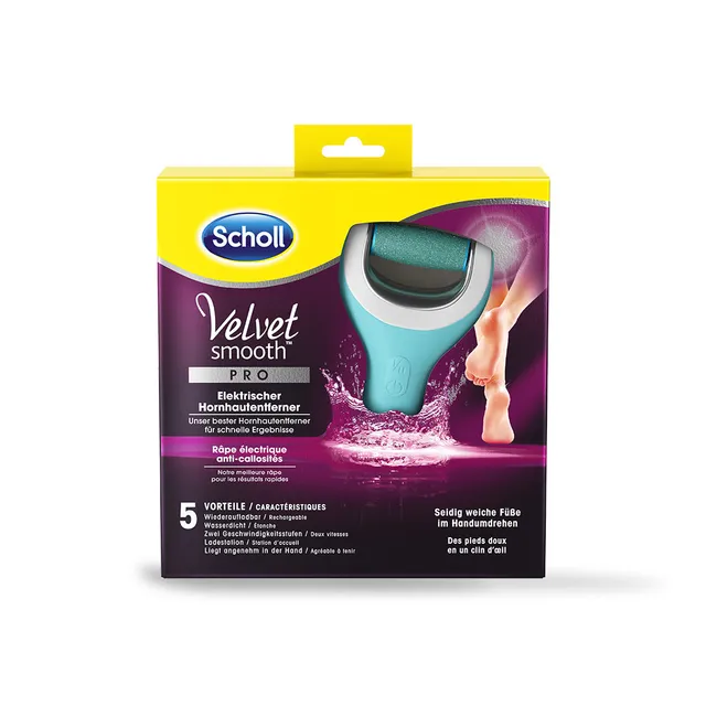 scholl-velvet-smooth-pro-elektrischer-hornhautentferner-wiederaufladbar-wasserdi image 1