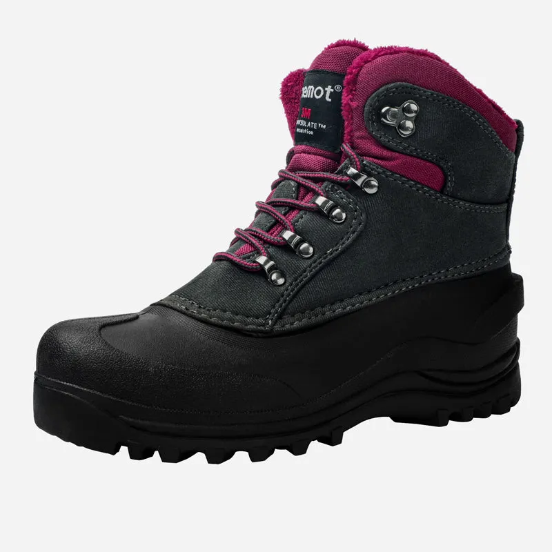 riemot-damen-winterstiefel-schneestiefel-lila-upgraded-version image 1