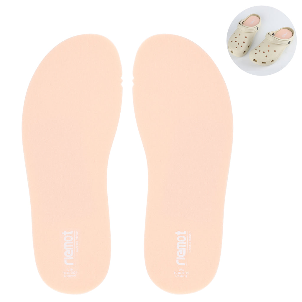 riemot-memory-foam-einlegesohlen-f-r-crocs-clogs-2-paare-pink image 1