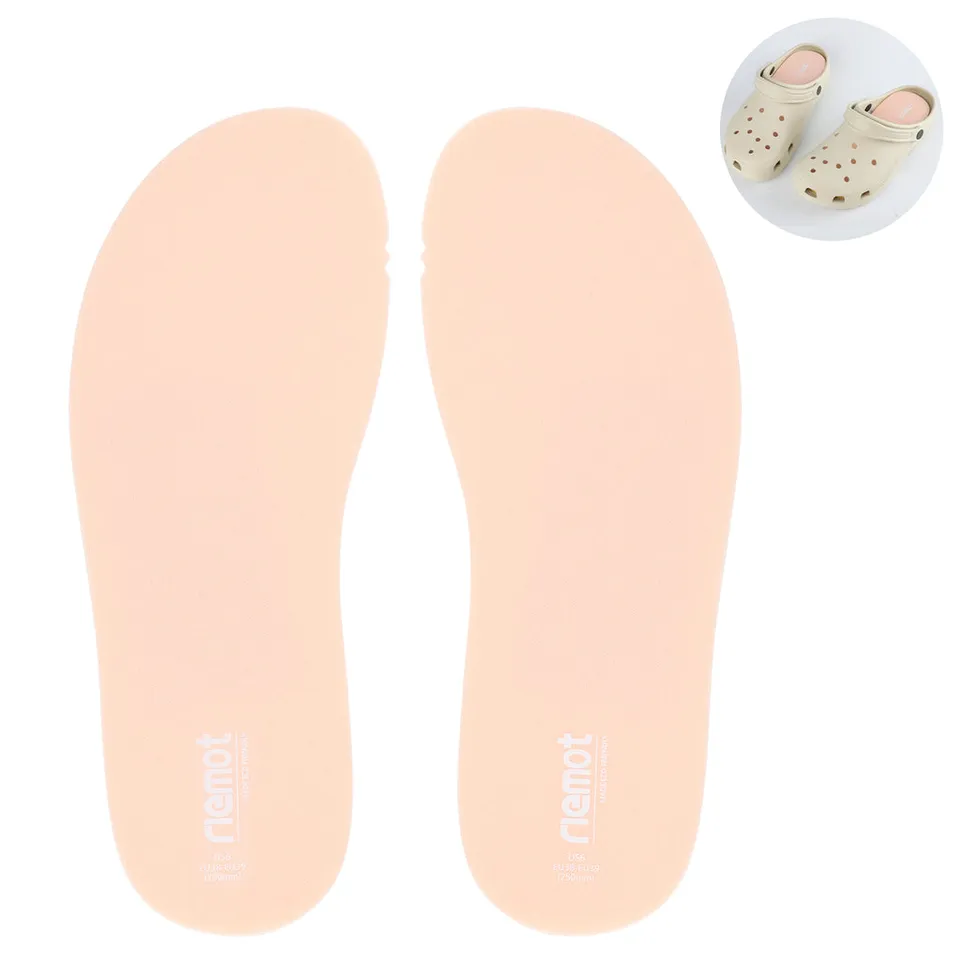 riemot-memory-foam-einlegesohlen-f-r-crocs-clogs-2-paare-pink image 1
