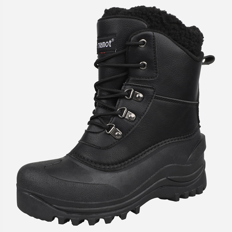 riemot-winterstiefel-damen-schwarz-wasserdicht-snow-boots image 1