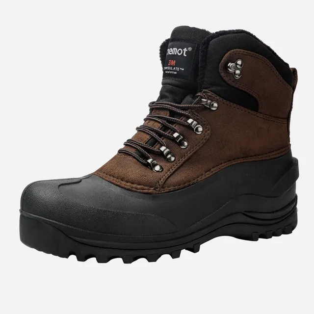riemot-herren-winterstiefel-schneestiefel-braun-upgraded-version image 1