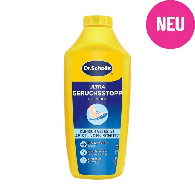 dr-scholl-s-ultra-geruchsstopp-fu-puder-mit-sweat-max-technologie image 1