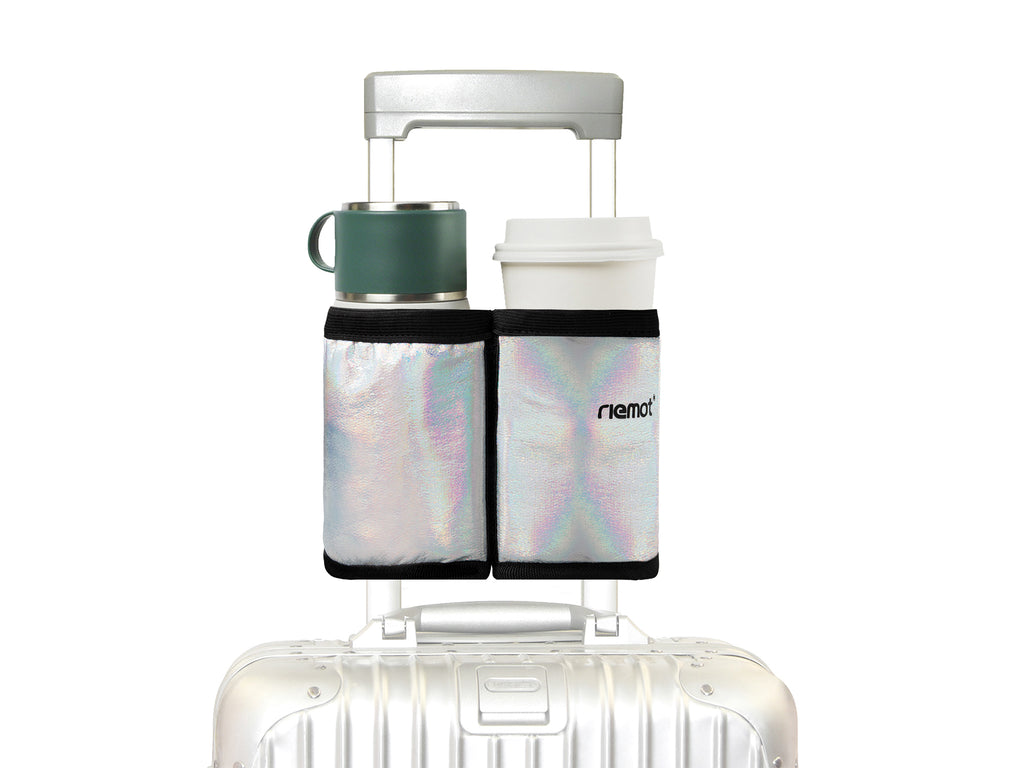 riemot-reise-becherhalter-f-r-koffer-glitter-silver image 1