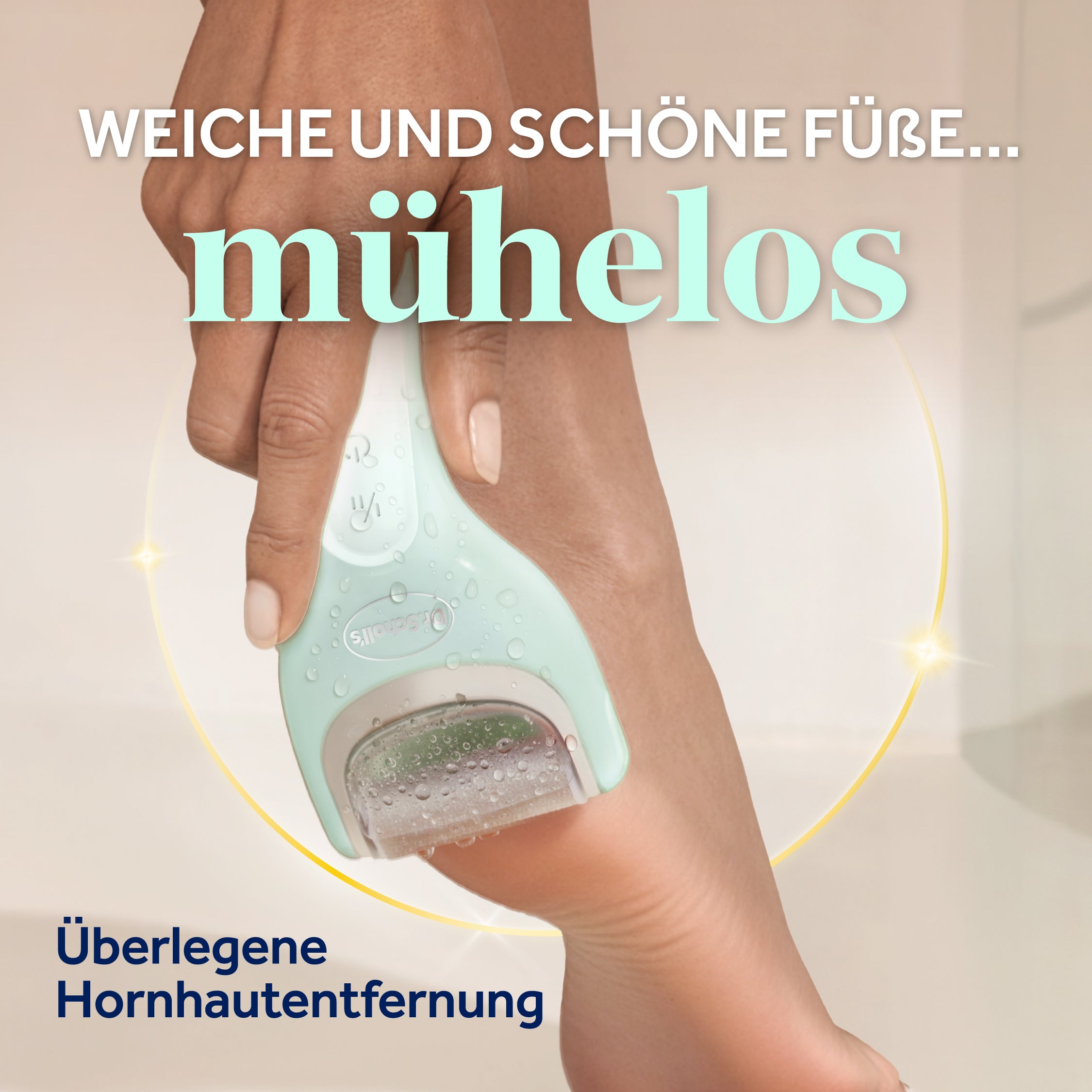 dr-scholl-s-pedi-perfect-pro-elektrischer-hornhautentferner-wasserdicht-mit-3-ro image 2