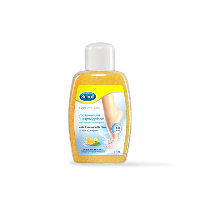 dr-scholl-s-fu-bad-vitalisierend-mit-kristallsalz-orange-minze-und-urea image 1