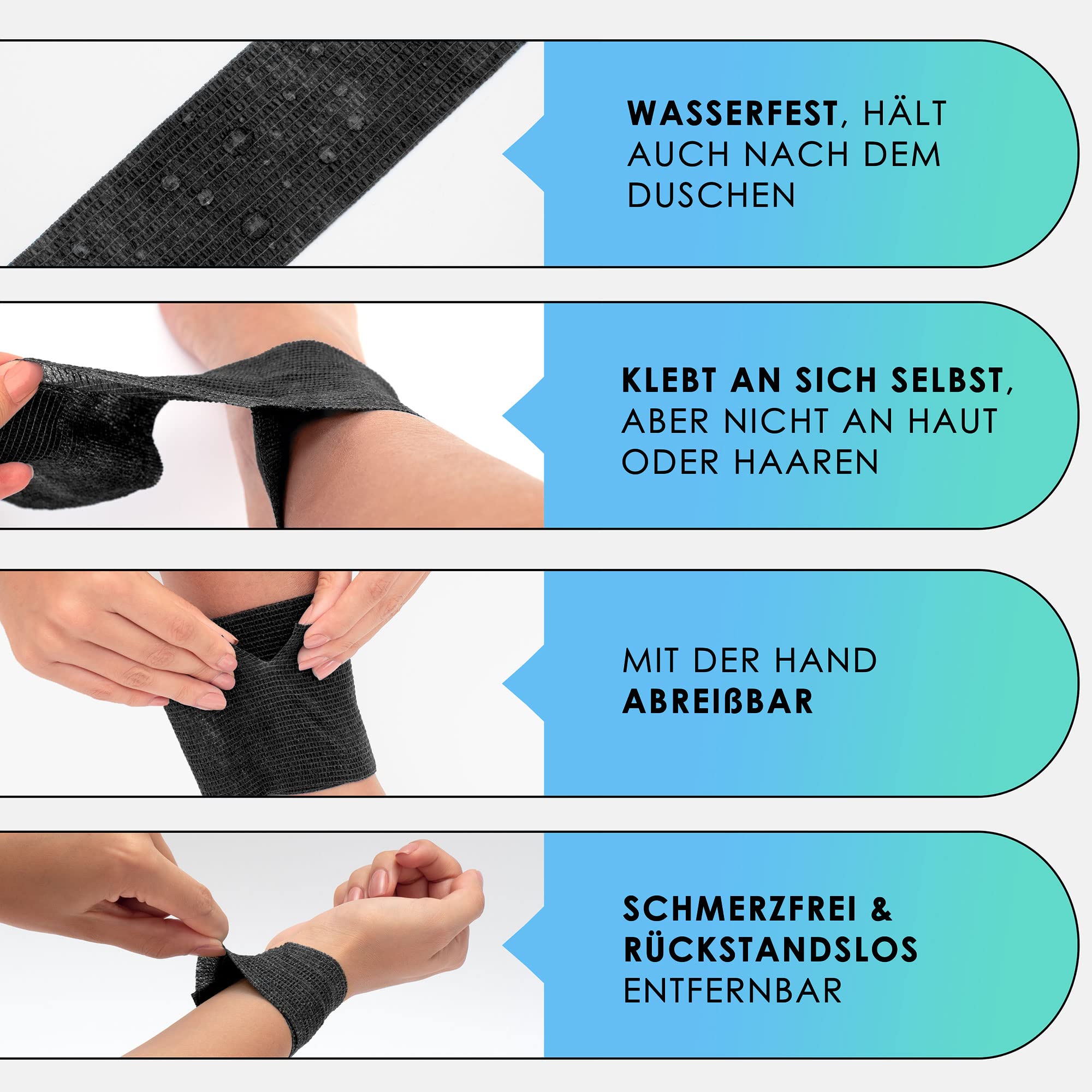 health-press-selbstklebender-verband-10cm-x-4-5m-schwarz-haftbandage-12-rollen image 5