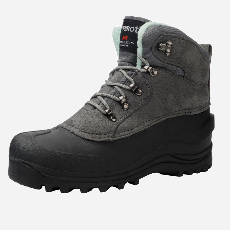 riemot-winterstiefel-damen-grau-wasserdicht-upgrade-snow-boots image 1