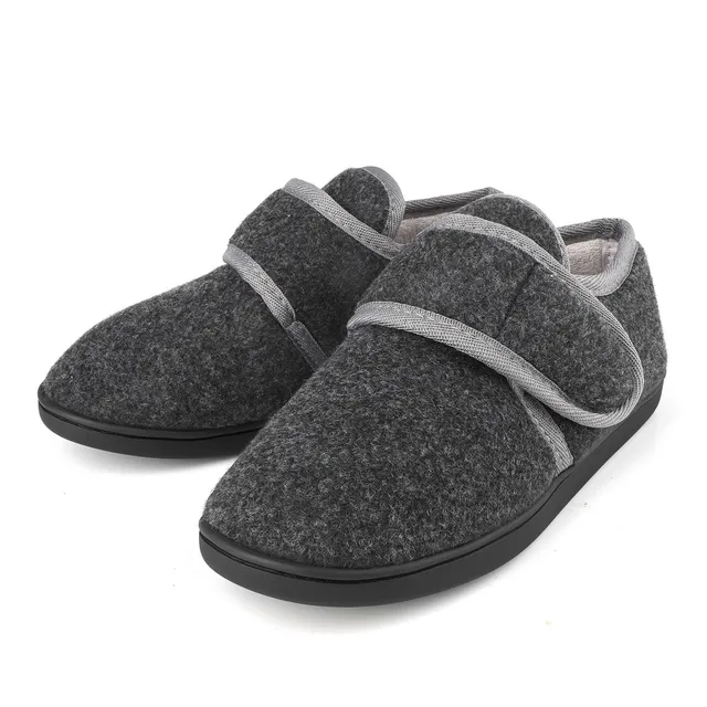 riemot-herren-terry-hausschuhe-verstellbar-memory-foam image 1