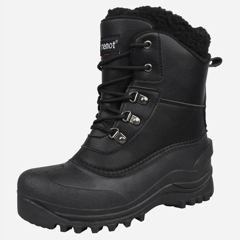 riemot-winterstiefel-damen-schwarz-wasserdicht-snow-boots image 1