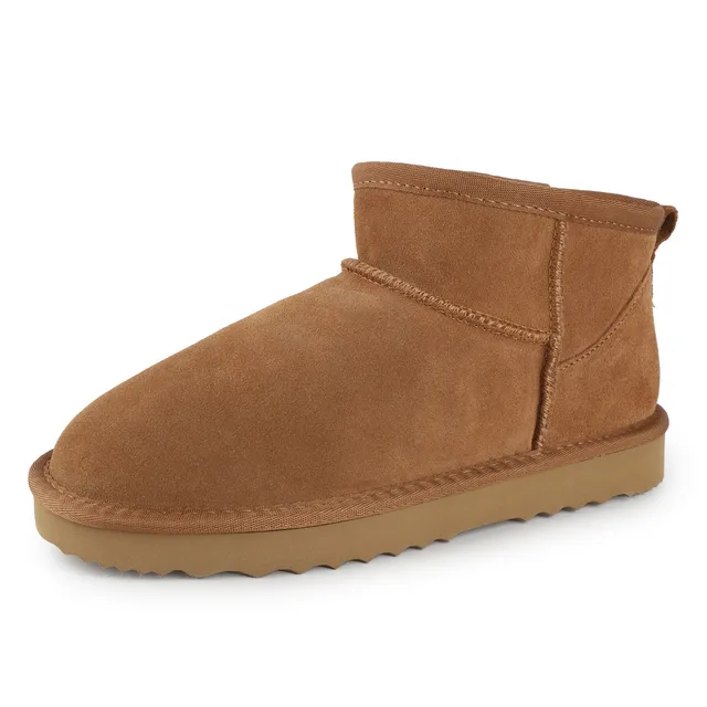 riemot-damen-chelsea-boots-stiefeletten-chestnut-aus-veloursleder-mit-fell image 1