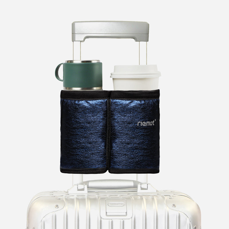 riemot-reise-getr-nkehalter-f-r-koffer-glitzer-navy image 1