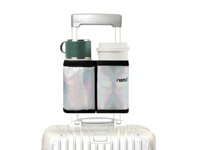 riemot-reise-becherhalter-f-r-koffer-glitter-silver image 1