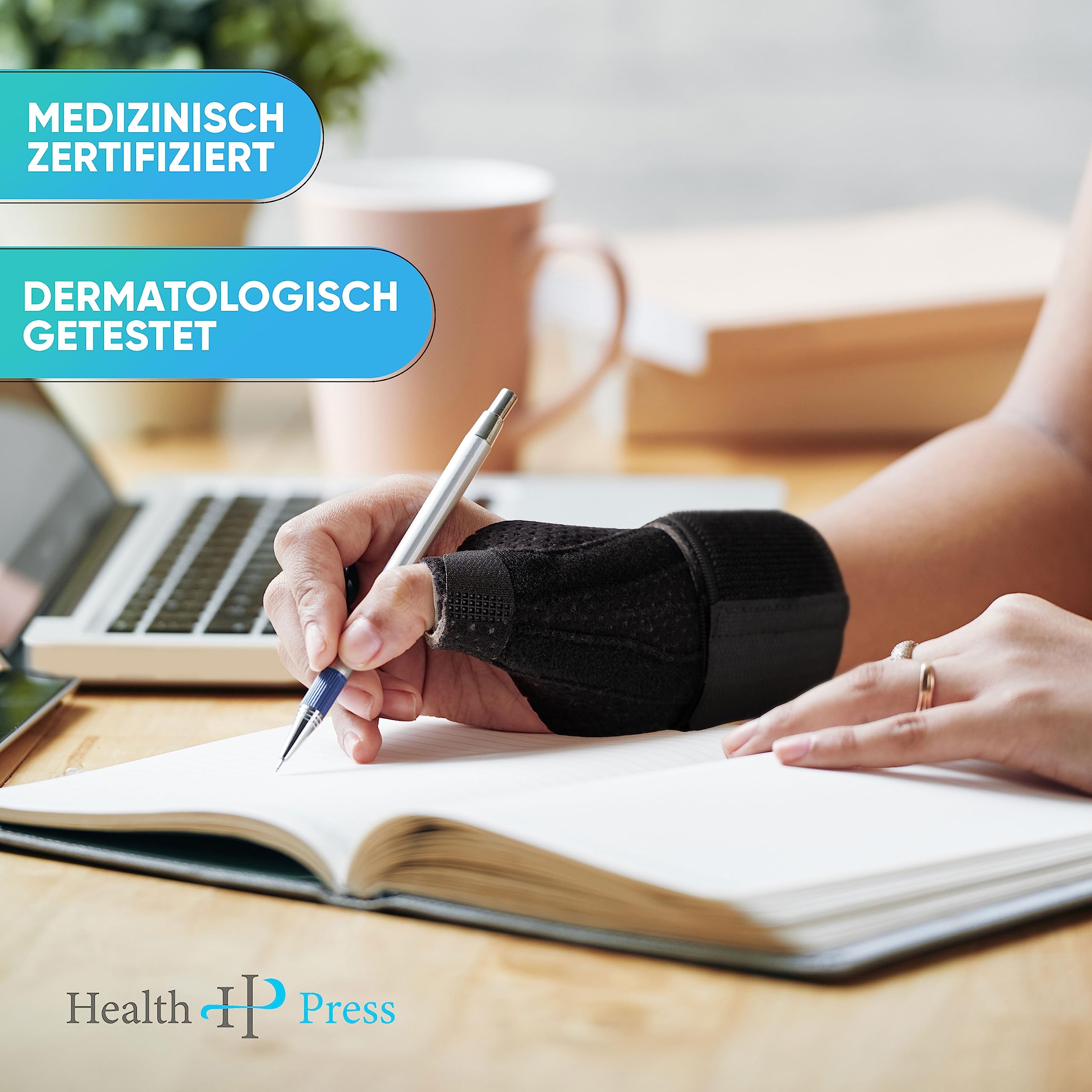 health-press-daumenbandage-schwarz-universal image 4