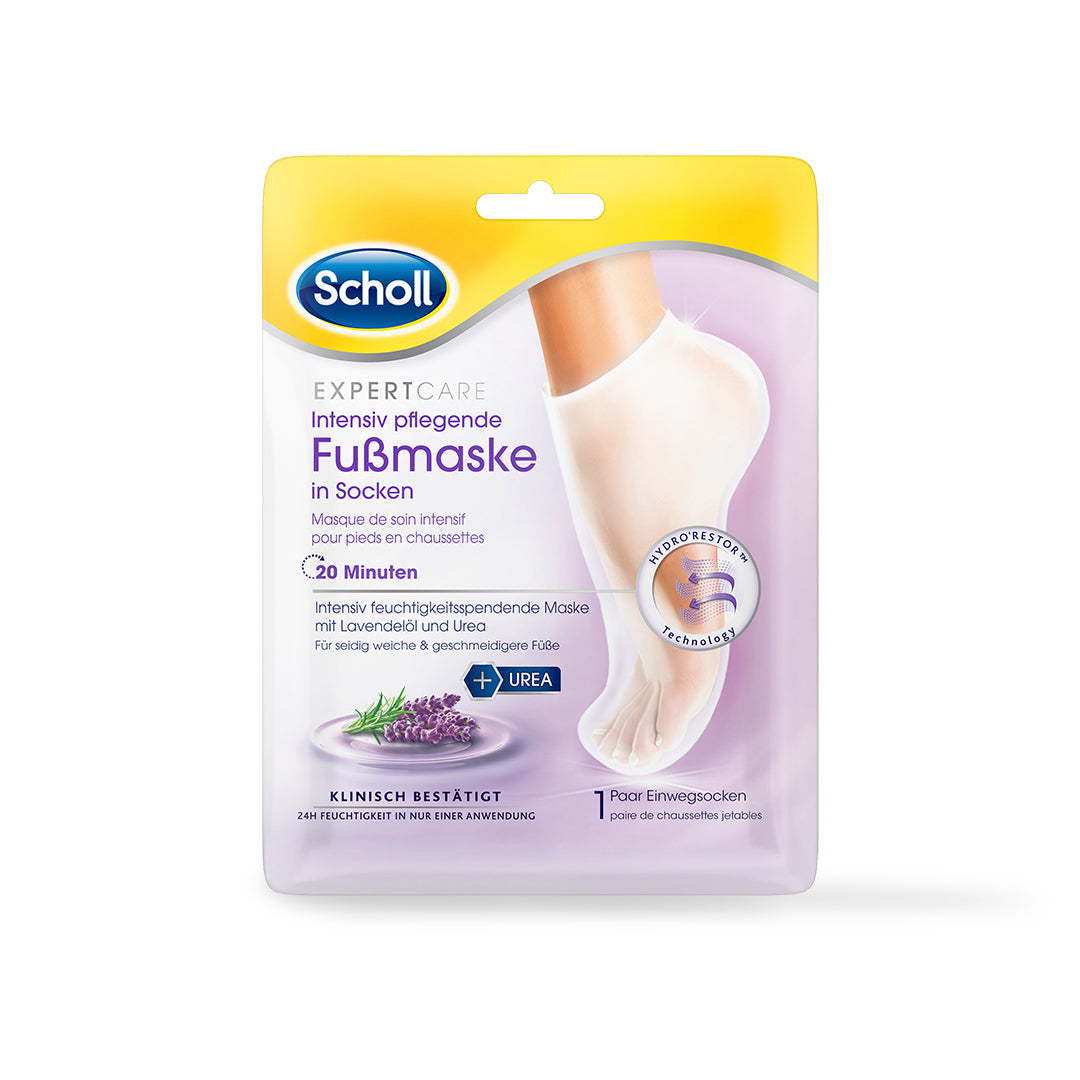 dr-scholl-s-expertcare-intensiv-pflegende-fu-maske-in-socken-mit-lavendel-l image 1