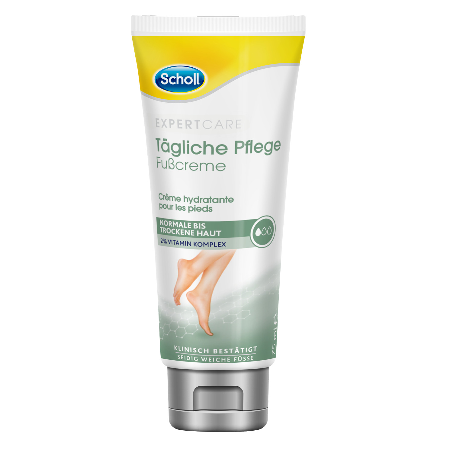 dr-scholl-s-t-gliche-pflege-fu-creme-intensiv-pflegend-mit-vitamin-komplex-75ml image 1