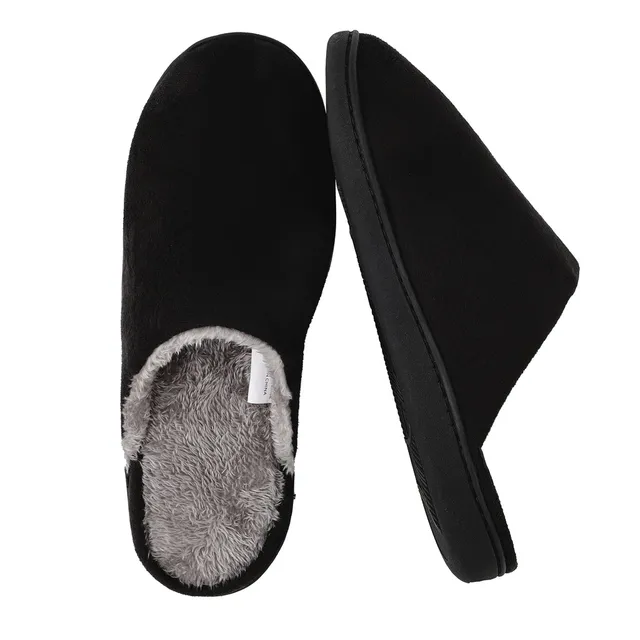 riemot-herren-pl-sch-haustiere-hausschuhe-mit-memory-foam-warme-fell-pantoffeln image 1