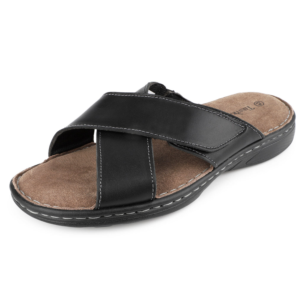 riemot-herren-napa-leder-slides-memory-foam-pantoletten image 1
