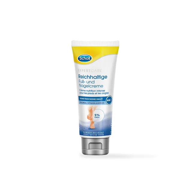 dr-scholl-s-reichhaltige-fu-und-nagelcreme-mit-5-urea-vitamin-komplex-75ml image 1