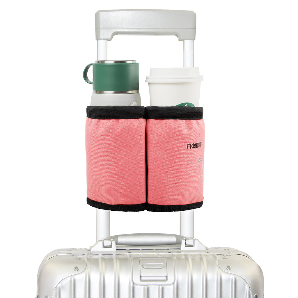 riemot-luggage-travel-getr-nkehalter-pink-cup-holder-f-r-koffergriffe image 1