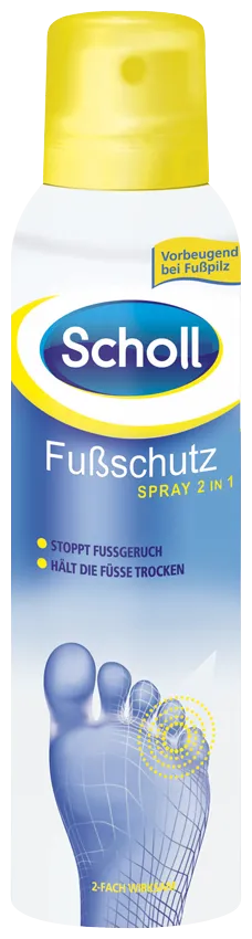 scholl-fu-schutz-spray-2in1-150ml-gegen-geruch image 1