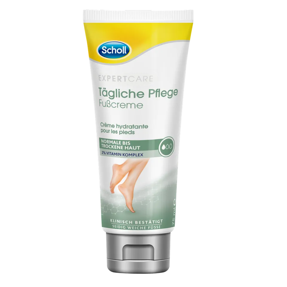 dr-scholl-s-t-gliche-pflege-fu-creme-intensiv-pflegend-mit-vitamin-komplex-75ml image 1