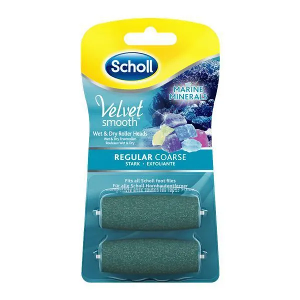 dr-scholl-s-velvet-smooth-nachf-ller-wet-dry-stark-mit-meeresmineralien-2-ersatz image 1