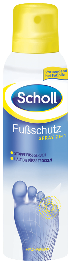 scholl-fu-schutz-spray-2in1-150ml-gegen-geruch image 1
