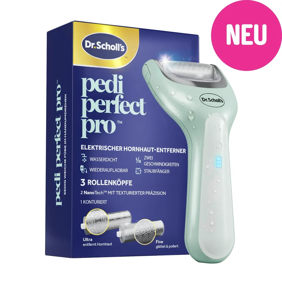 dr-scholl-s-pedi-perfect-pro-elektrischer-hornhautentferner-wasserdicht-mit-3-ro image 1