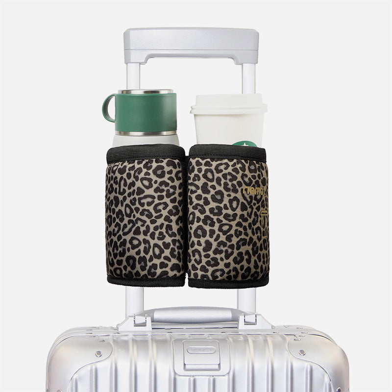 riemot-koffer-getr-nkehalter-leopard-travel-cup-caddy-f-r-trolley image 1