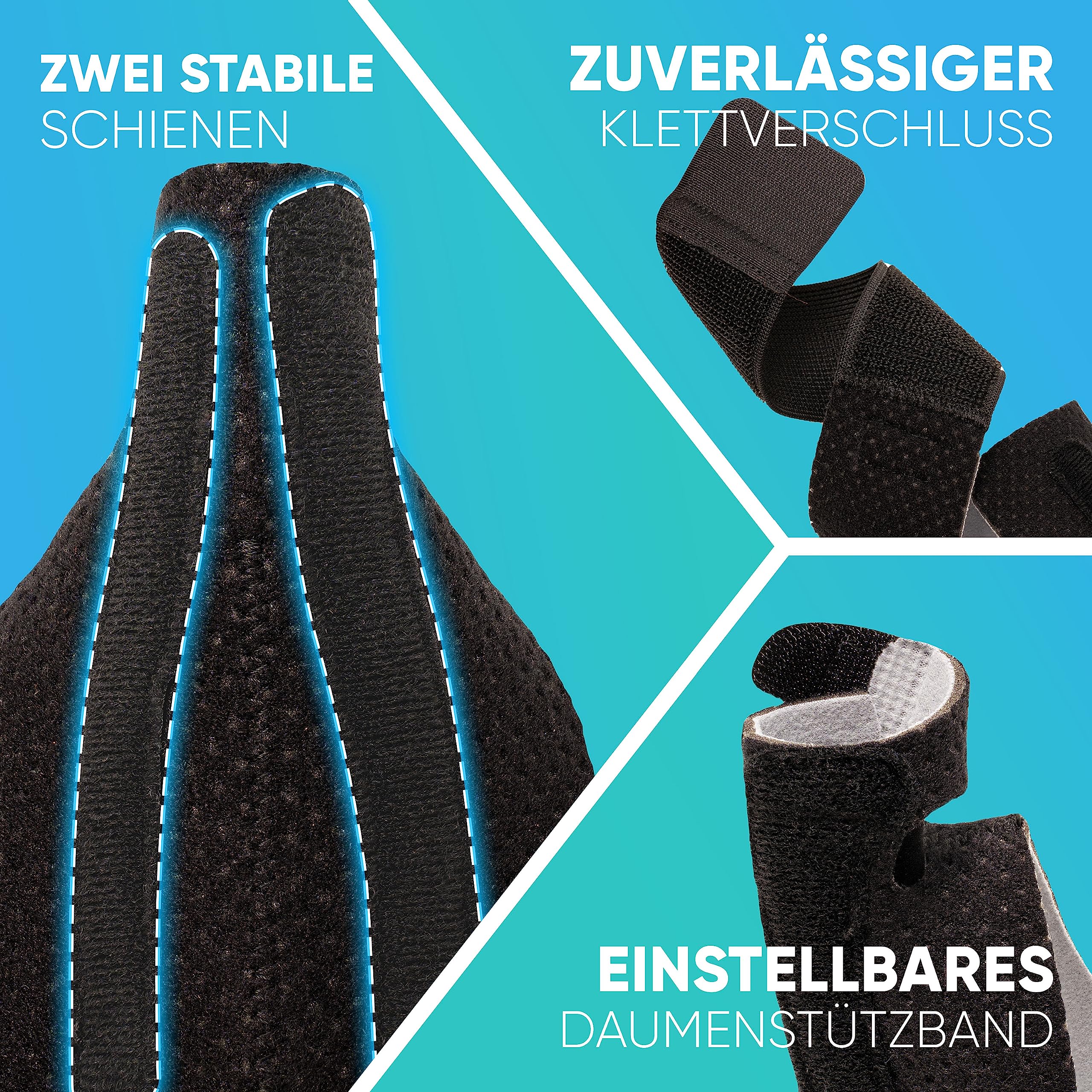 health-press-daumenbandage-schwarz-universal image 3