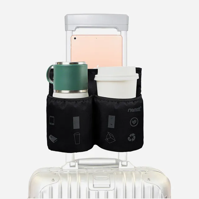 riemot-luggage-travel-cup-ipad-tablet-caddy-koffer-getr-nkehalter-organizer-schw image 1