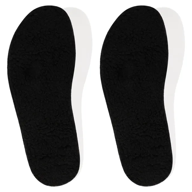 knixmax-warme-lammwoll-einlagen-f-r-crocs-clogs-2-paar-fellsohlen-schwarz image 1
